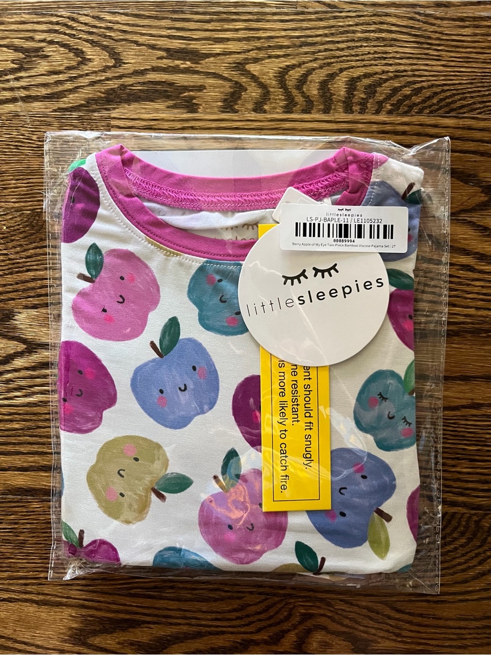 NWT Little Sleepies Berry Apple of My Eye Pajama Set